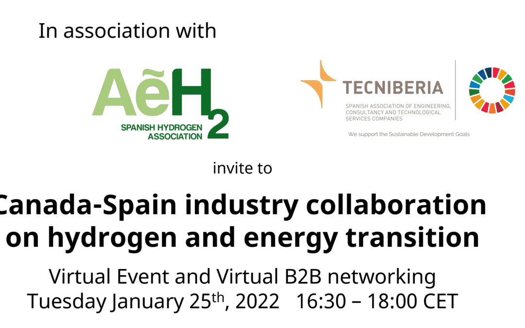 WORKSHOP “CANADA-SPAIN INDUSTRY COLLABORATION ON HYDROGEN AND ENERGY TRANSITION”
