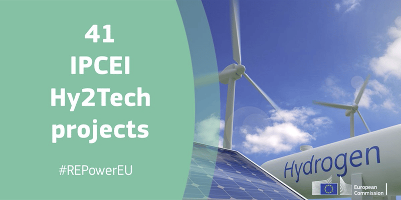 La Comisión Europea aprueba ayudas públicas por valor de hasta 5.400 millones de euros para el proyecto europeo ‘IPCEI Hy2Tech’